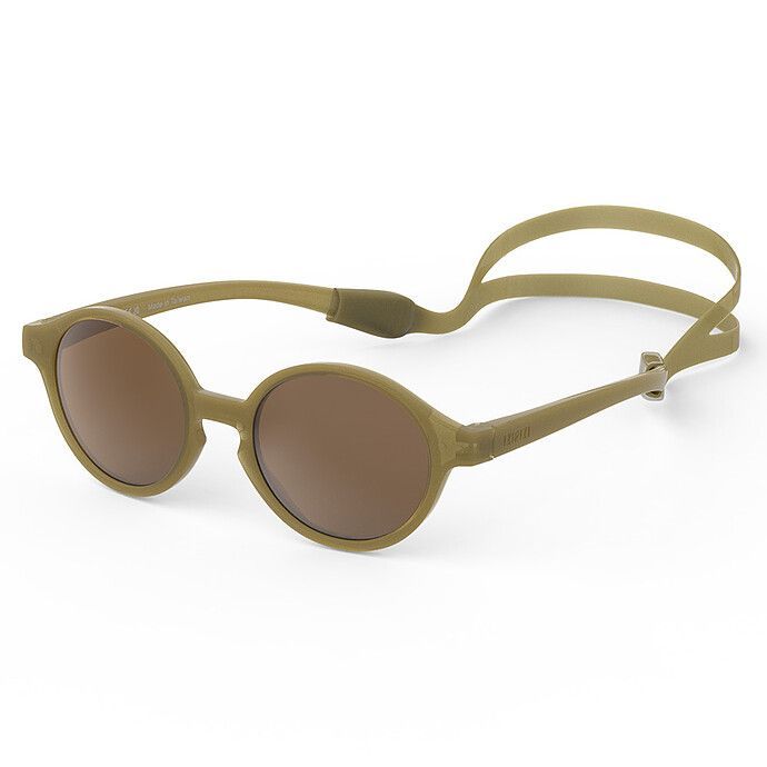 Lunettes de Soleil Baby #D 0/3 Ans - Glossy Kaki (IZIPIZI) - Image 2