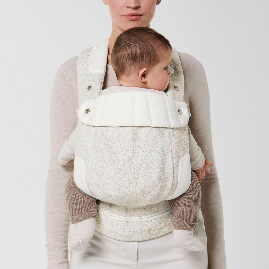 Porte-bébé Coya Carrier Bouclé Cream White (Cybex) - Image 2
