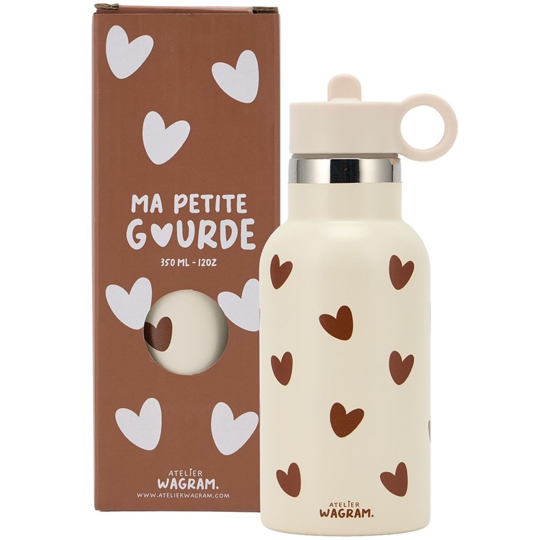 Gourde isotherme Crème (350 ml) (Atelier Wagram) - Couverture