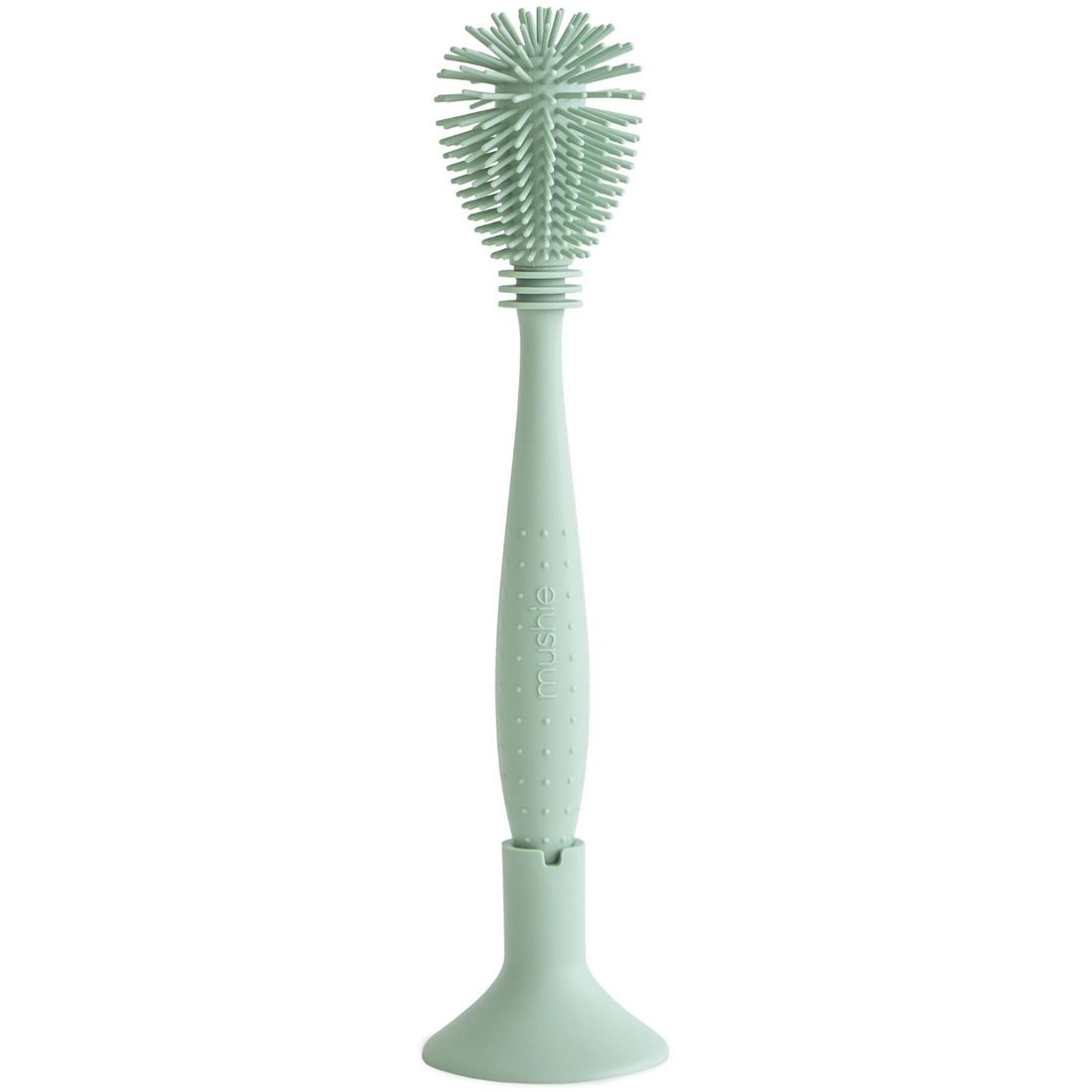 Goupillon en silicone Cambridge Blue (Mushie) - Image 1