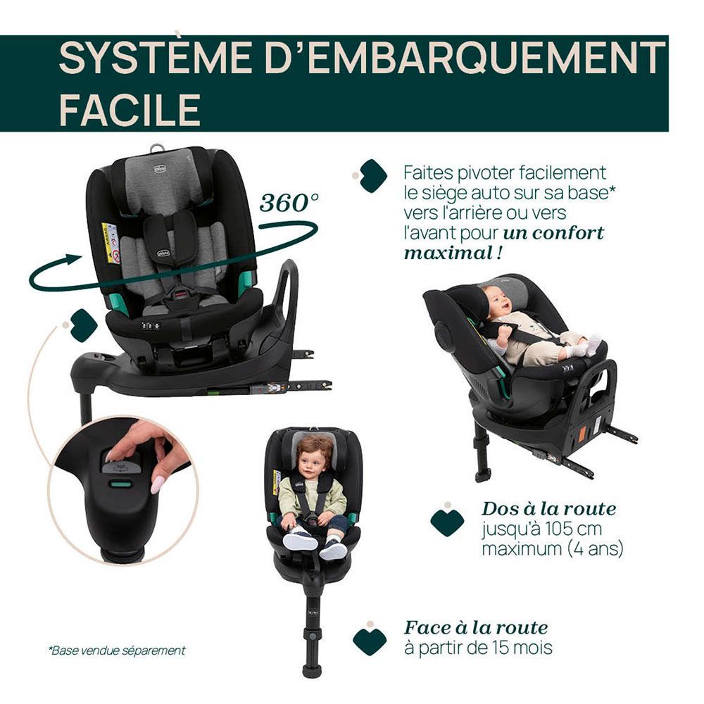 Siège auto Fullseat 360 i-size (61-150 cm) (Chicco) - Image 2