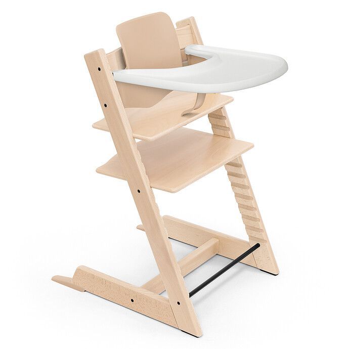 Chaise Haute Tripp Trapp avec Plateau et Baby Set - Naturel (Stokke) - Image 3