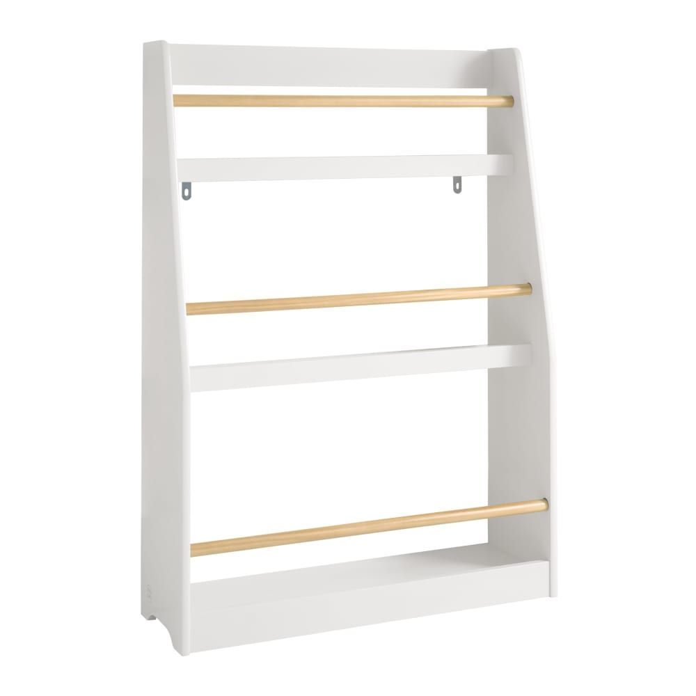 Étagère à livres murale en mdf blanc (Petite Amélie) - Image 1