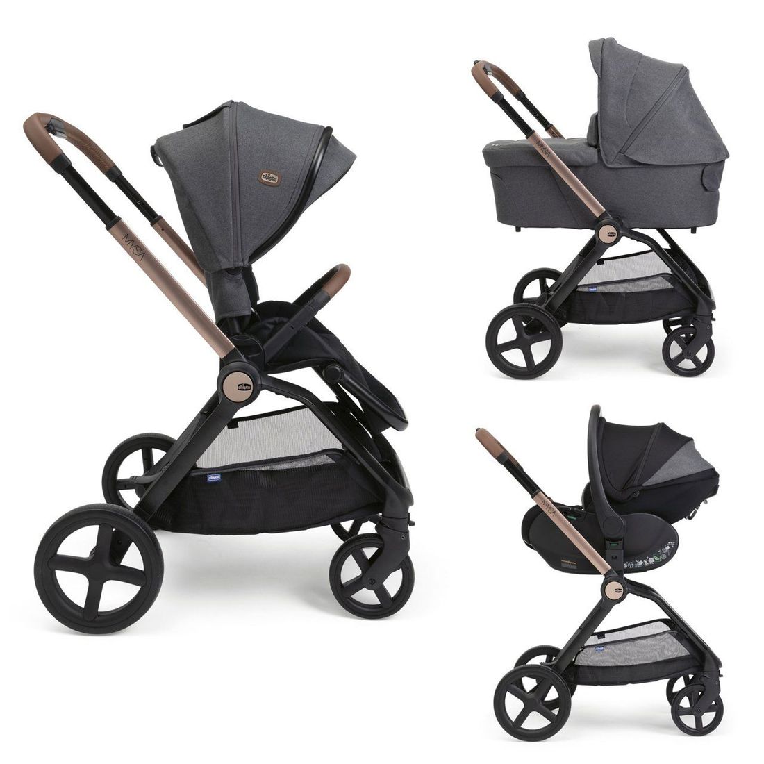CHICCO, Trio Mysa - First-seat Recline I-size, Black Satin (Chicco) - Image 4