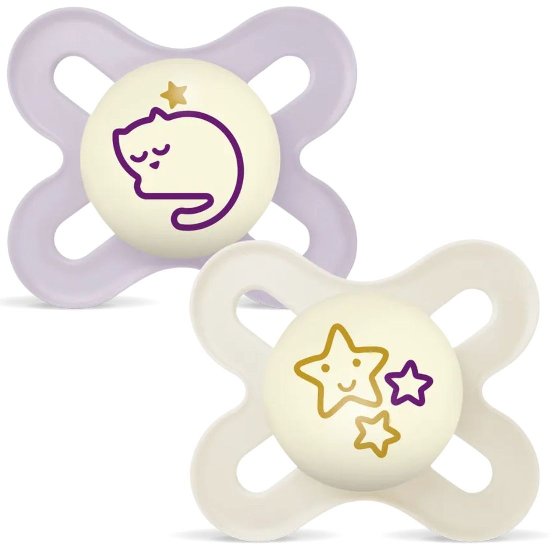 Lot de 2 sucettes Original Naissance Nuit coloris aléatoire (0-2 mois) (Mam) - Image 4