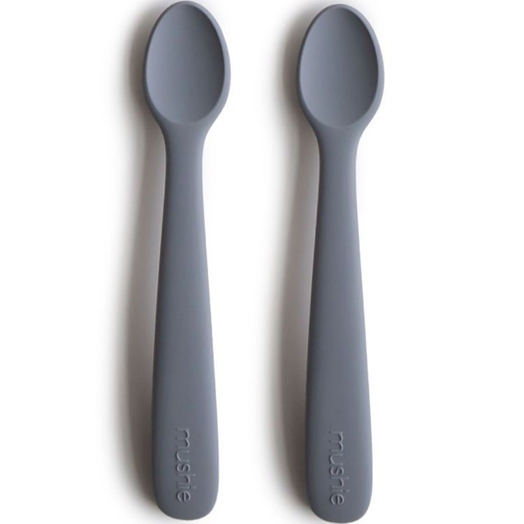 Lot de 2 cuillères en silicone Tradewinds (Mushie) - Couverture