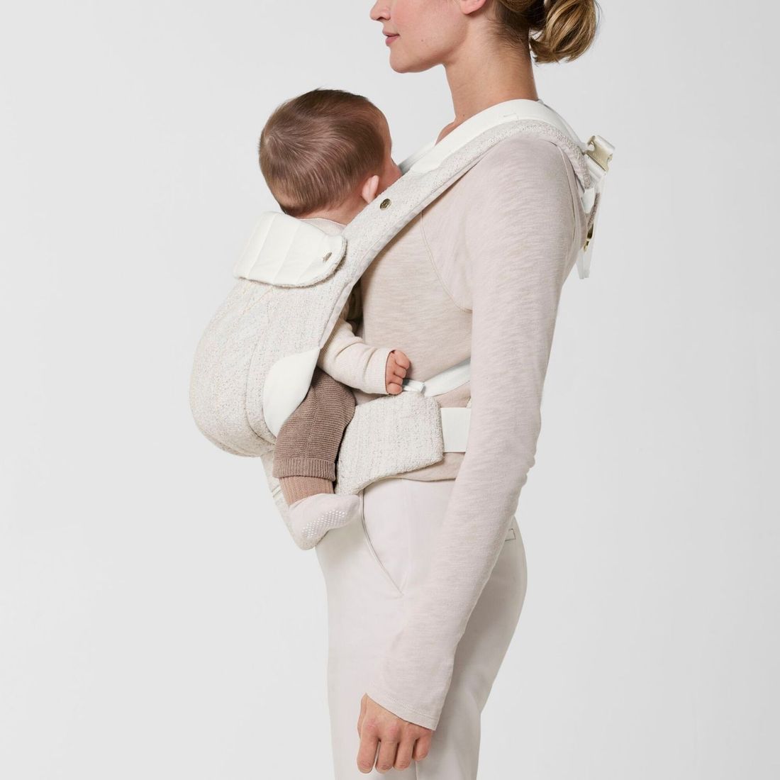 Porte-bébé Coya Carrier Bouclé Cream White (Cybex) - Image 6
