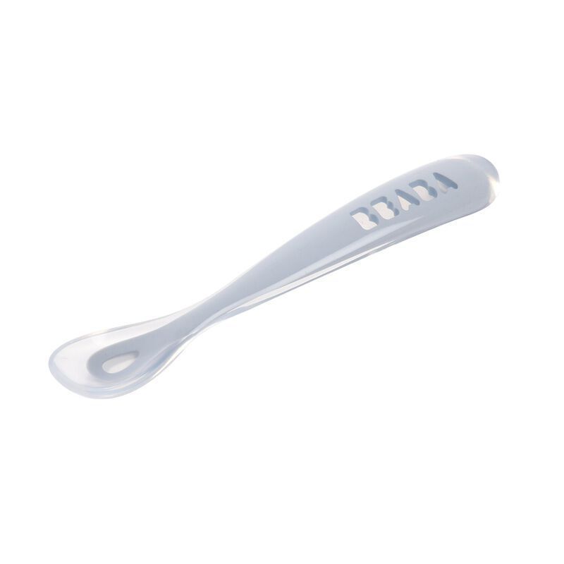 Cuillère 1er âge silicone - Galet (Béaba) - Image 1
