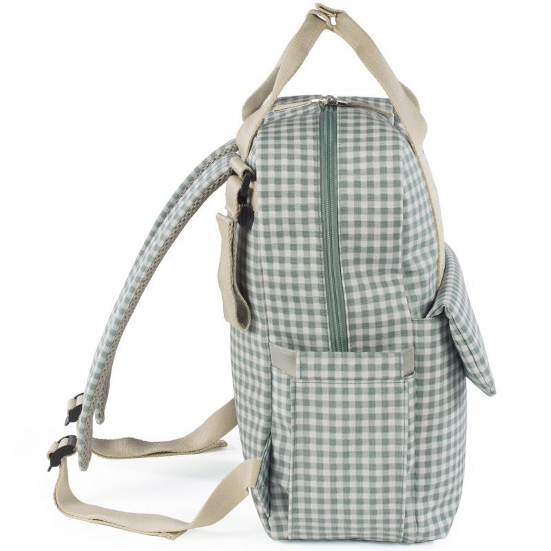 Sac à dos à langer I love Vichy vert (Walking Mum) - Image 8