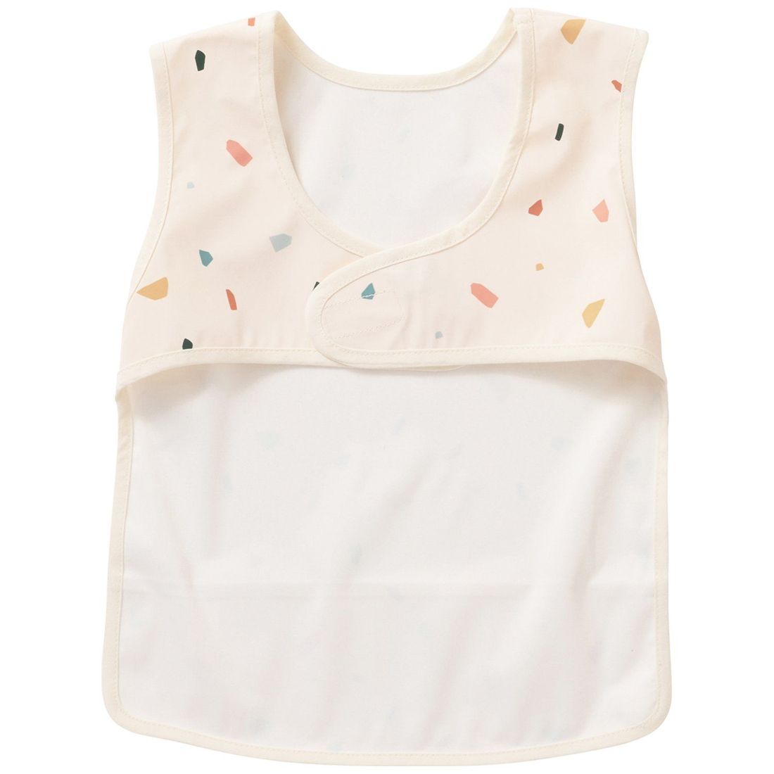 Bavoir intégral en tissu imperméable souple terrazzo (6-24 mois) (Bb&Co) - Image 1