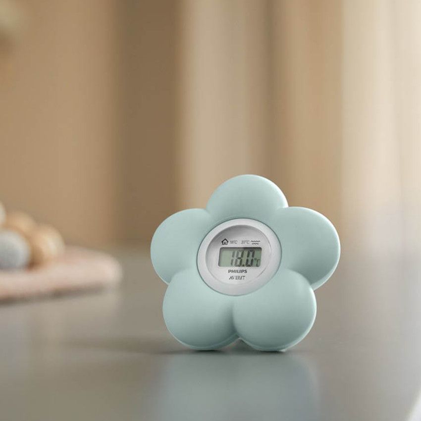 Thermomètre étanche forme fleur - Vert Mint - Mint (Avent) - Image 3
