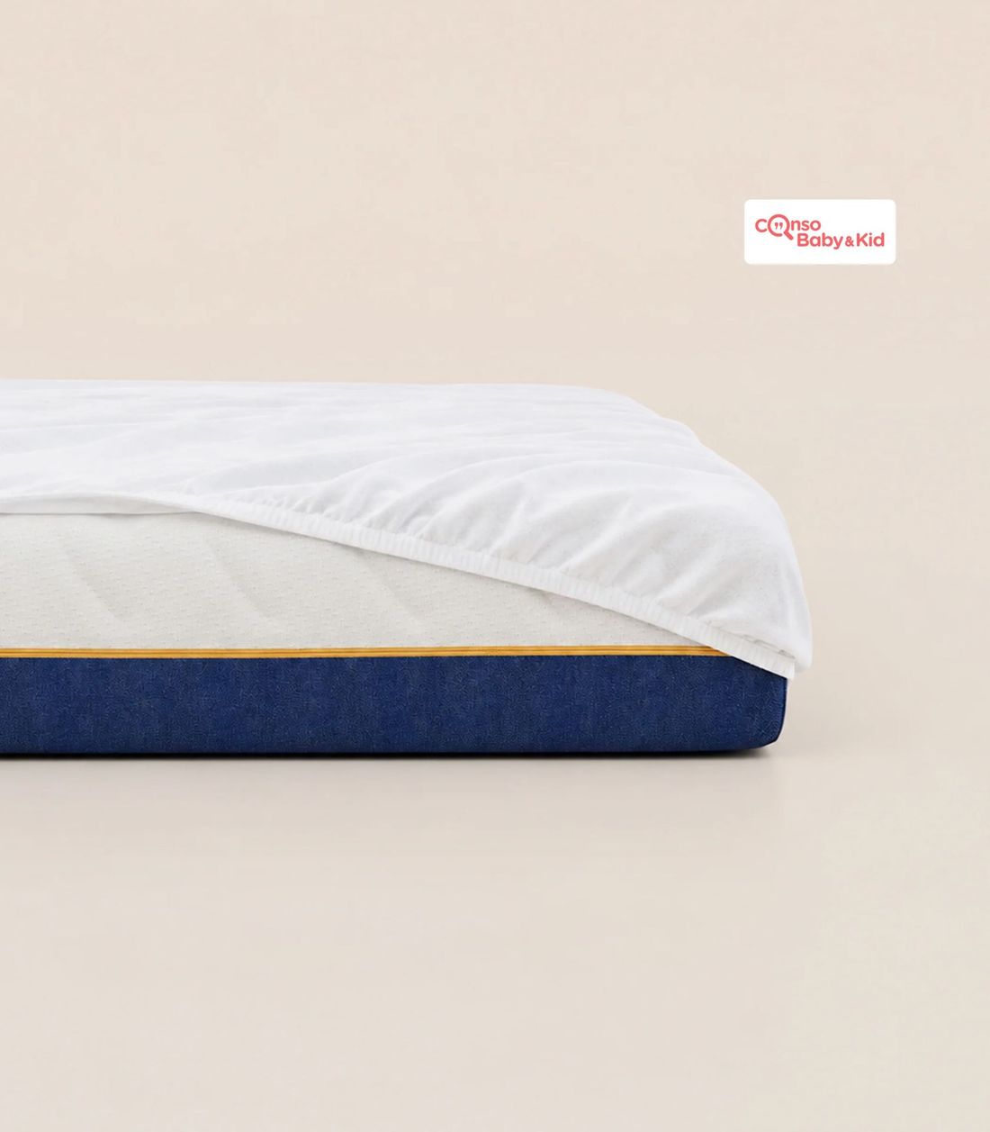 Matelas bébé 60x120cm Pus Tediber - Hypoallergénique & anti-acarien - Fabriqué en France - Idéal de 0 à 5 ans - Alèse bébé offerte (Tediber) - Couverture
