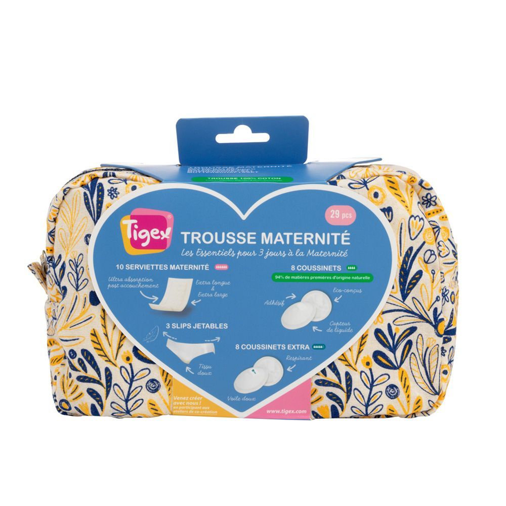 Trousse de maternité essentiels 3 jours (Tigex Collexion) - Image 4