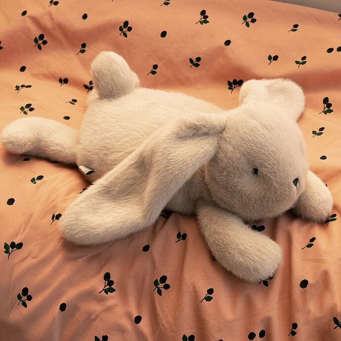 Peluche Lestée Lapin Paulin - Mist (Liewood) - Image 1
