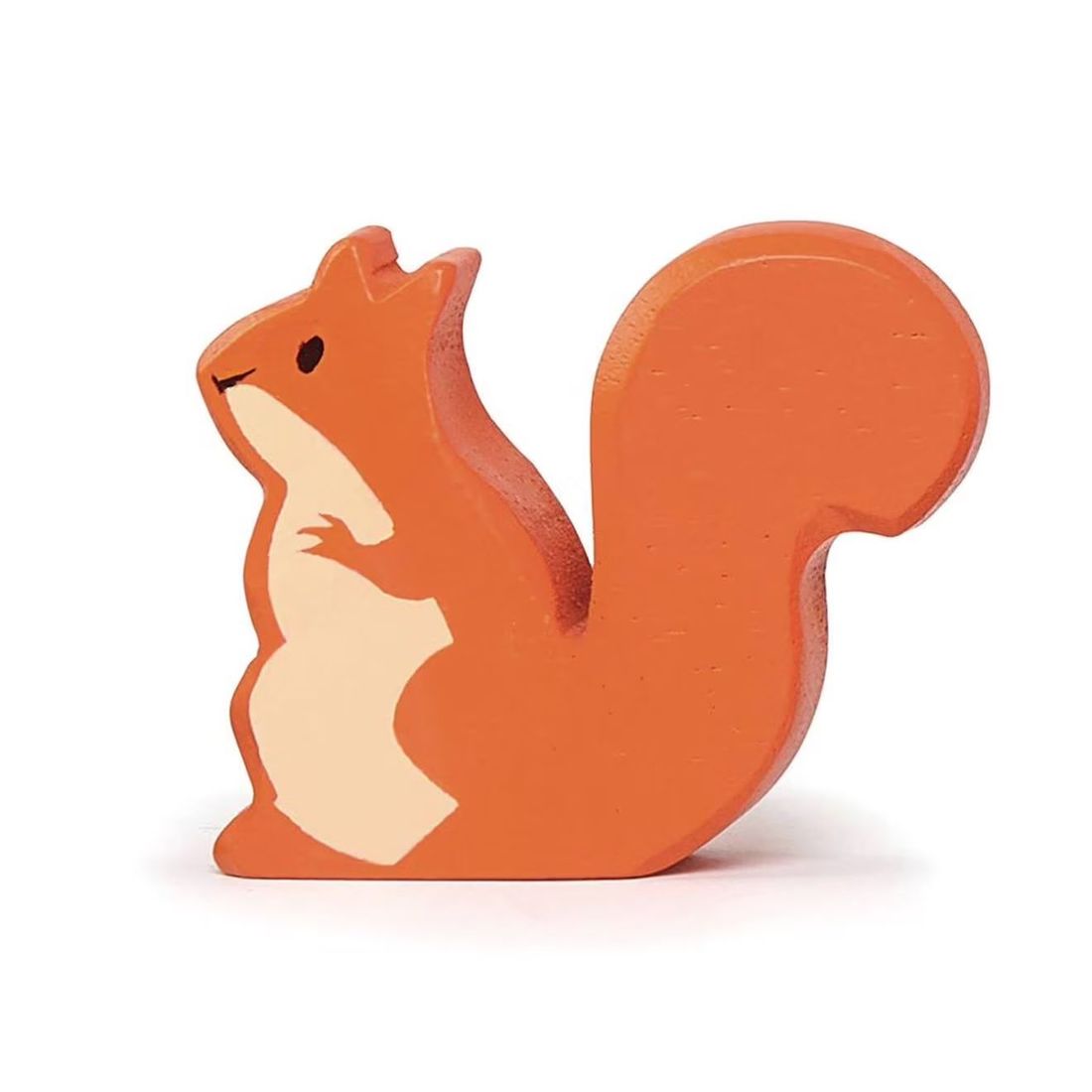 Tender Leaf - Figurine Ecureuil En Bois Orange
