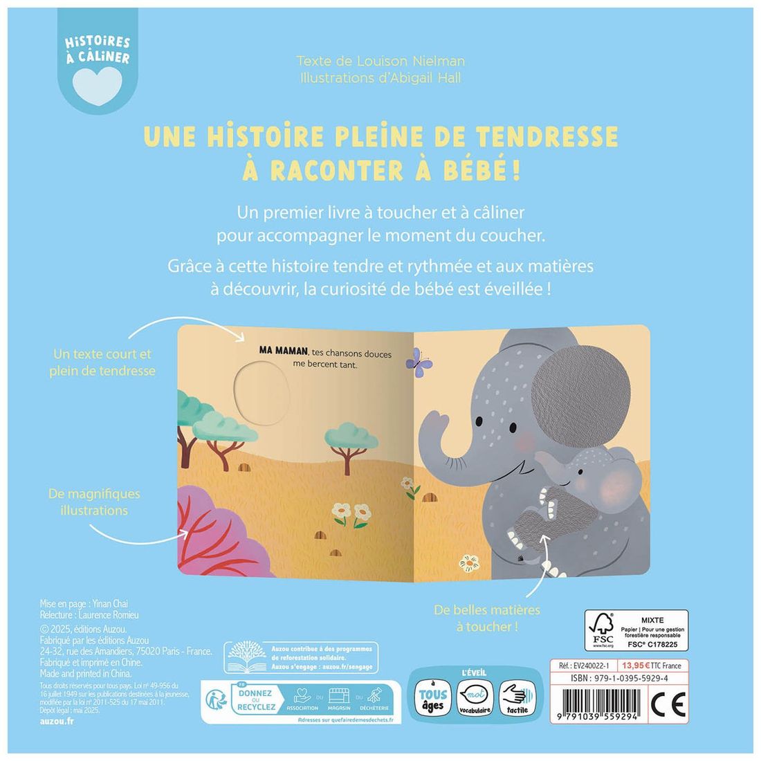 Livre Histoires à câliner Ma maman à moi (Auzou Editions) - Image 1
