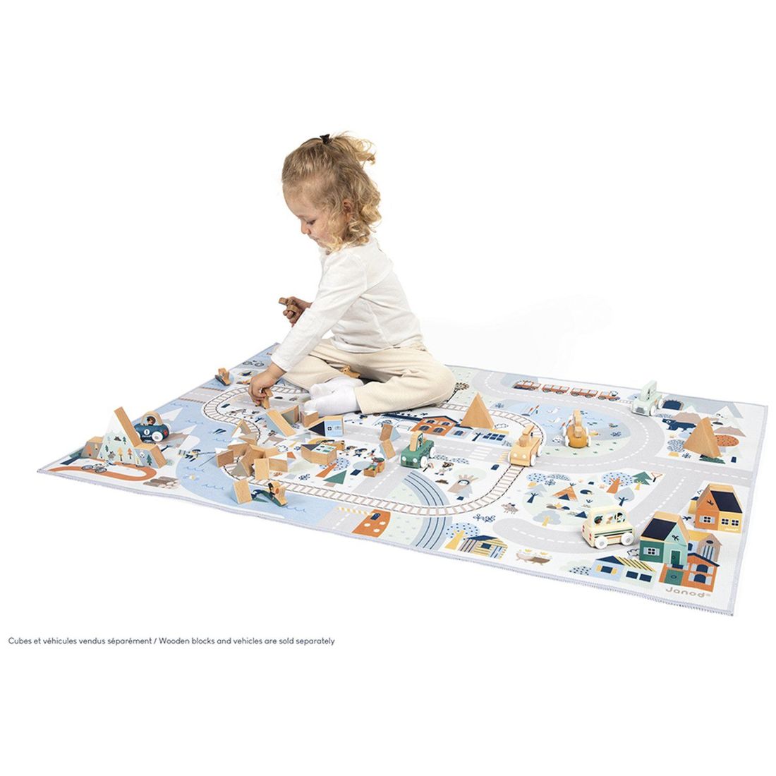 Tapis de jeu Cross Roads La Vallée Blanche (120 x 78 cm) (Janod) - Image 7