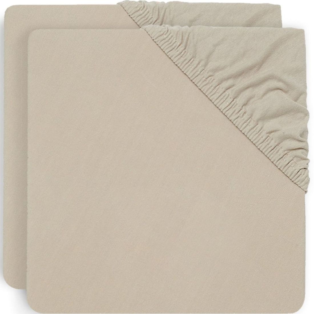 Lot de 2 draps housses en coton Nougat (60 x 120 cm) (Jollein) - Couverture