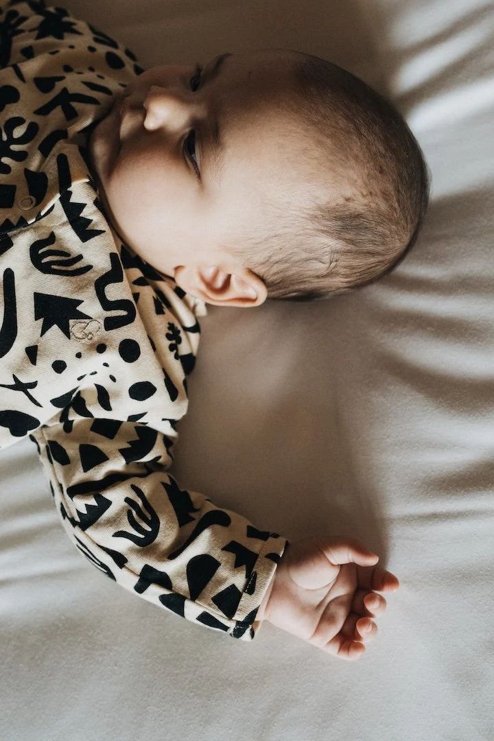Combinaison bébé Géométric 100% coton biologique (You&Milk) - Image 2