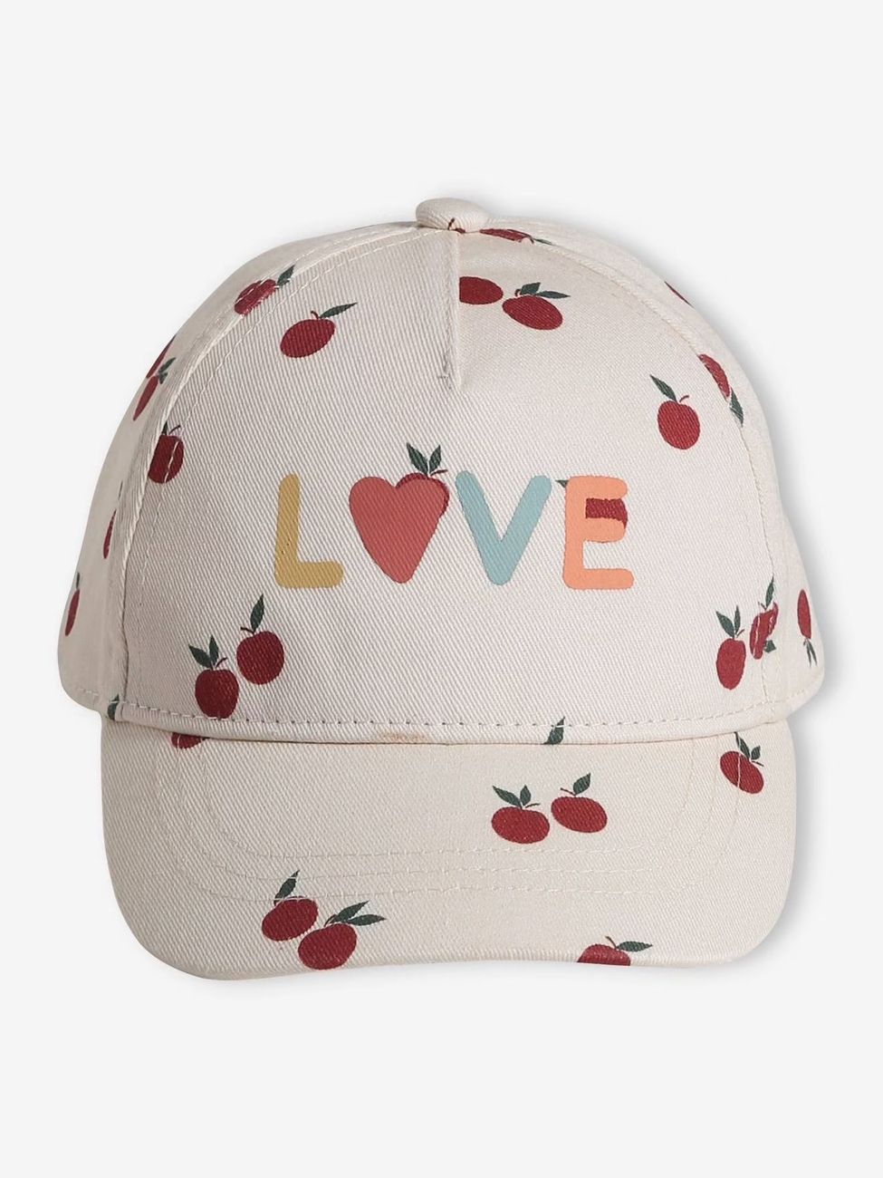 Casquette pommes bébé fille écru (Vertbaudet) - Image 2