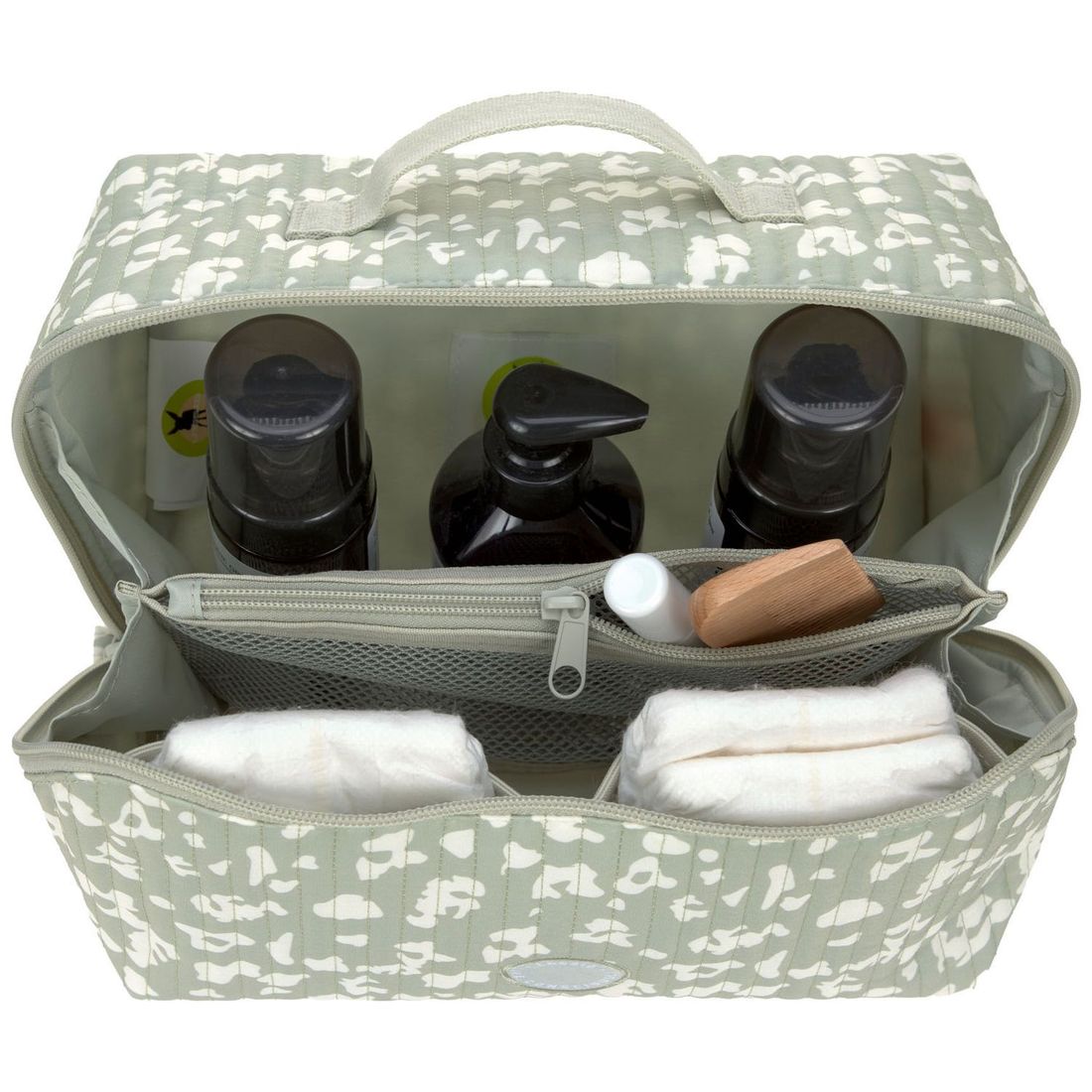 Trousse de toilette Flex Leo kaki clair (Lassig) - Image 5