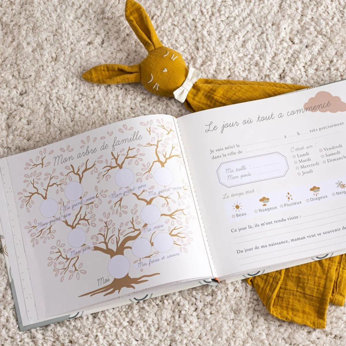 Livre de naissance bébé (Atmosphera) - Image 1