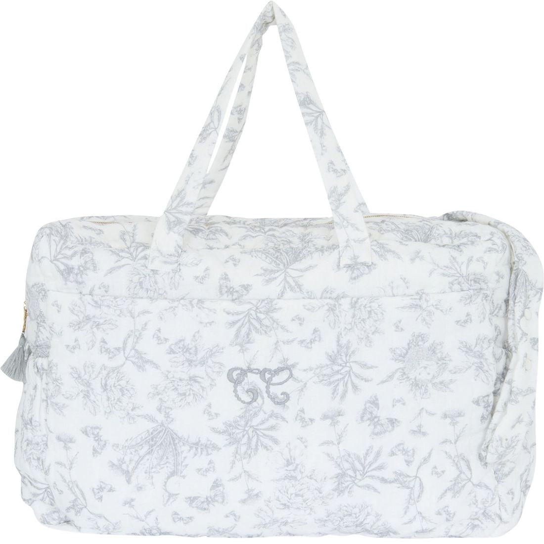 Sac à langer Toile de Jouy gris (Tartine et Chocolat) - Couverture