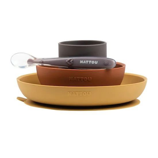 Coffret de repas 4 pièces (Nattou) - Couverture