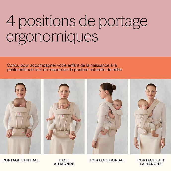 Porte-bébe Omni Deluxe Lin - Naturel (Ergobaby) - Image 8