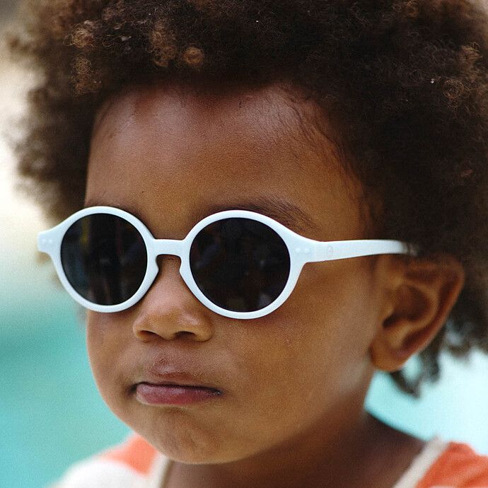 Lunettes de Soleil Baby #D 0/3 Ans - Sweet Blue (IZIPIZI) - Image 1