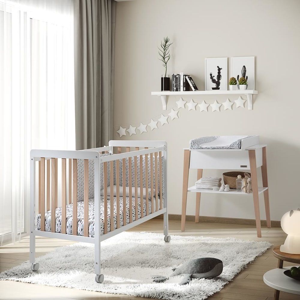 Lit bébé roulant Nordika (60 x 120 cm) (Micuna) - Image 2