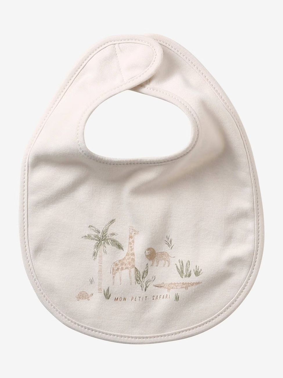 Lot 7 bavoirs naissance en coton bio* babylone (Vertbaudet) - Image 1