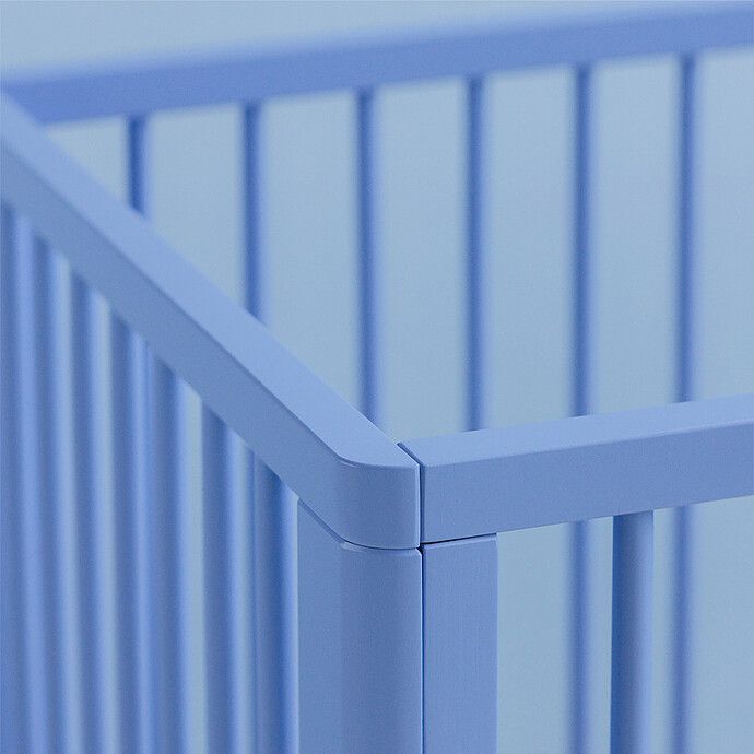 Lit Bébé Evolutif Nox Bleu - 60 x 120 cm (Karl & Fric) - Image 6