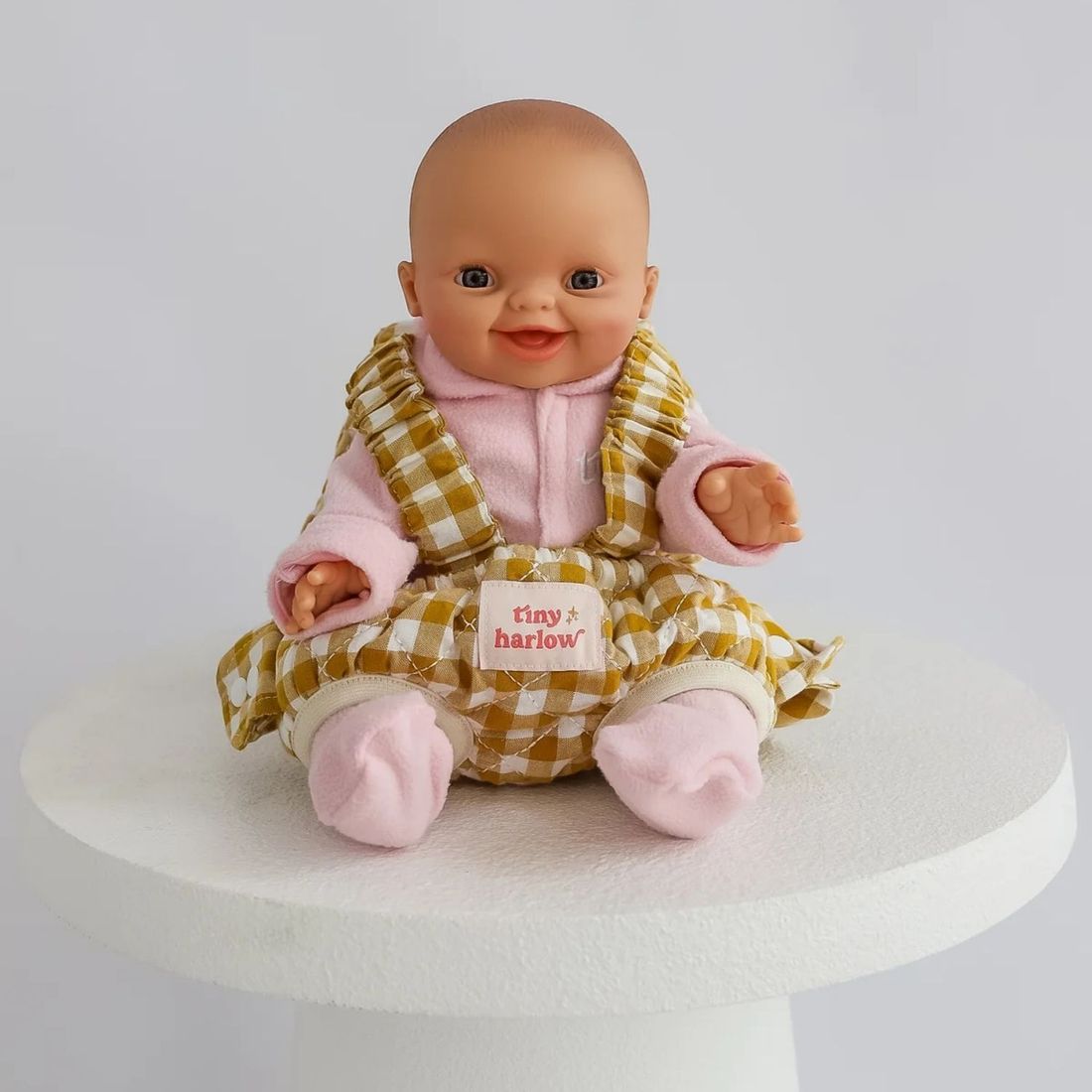 Porte bébé pour poupée Vichy Camel (Tiny Harlow) - Image 3