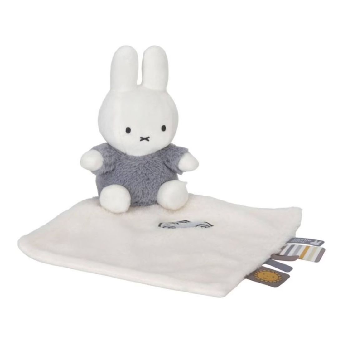 Doudou Plat Miffy - Fluffy Bleu Et Blanc (Miffy) - Couverture