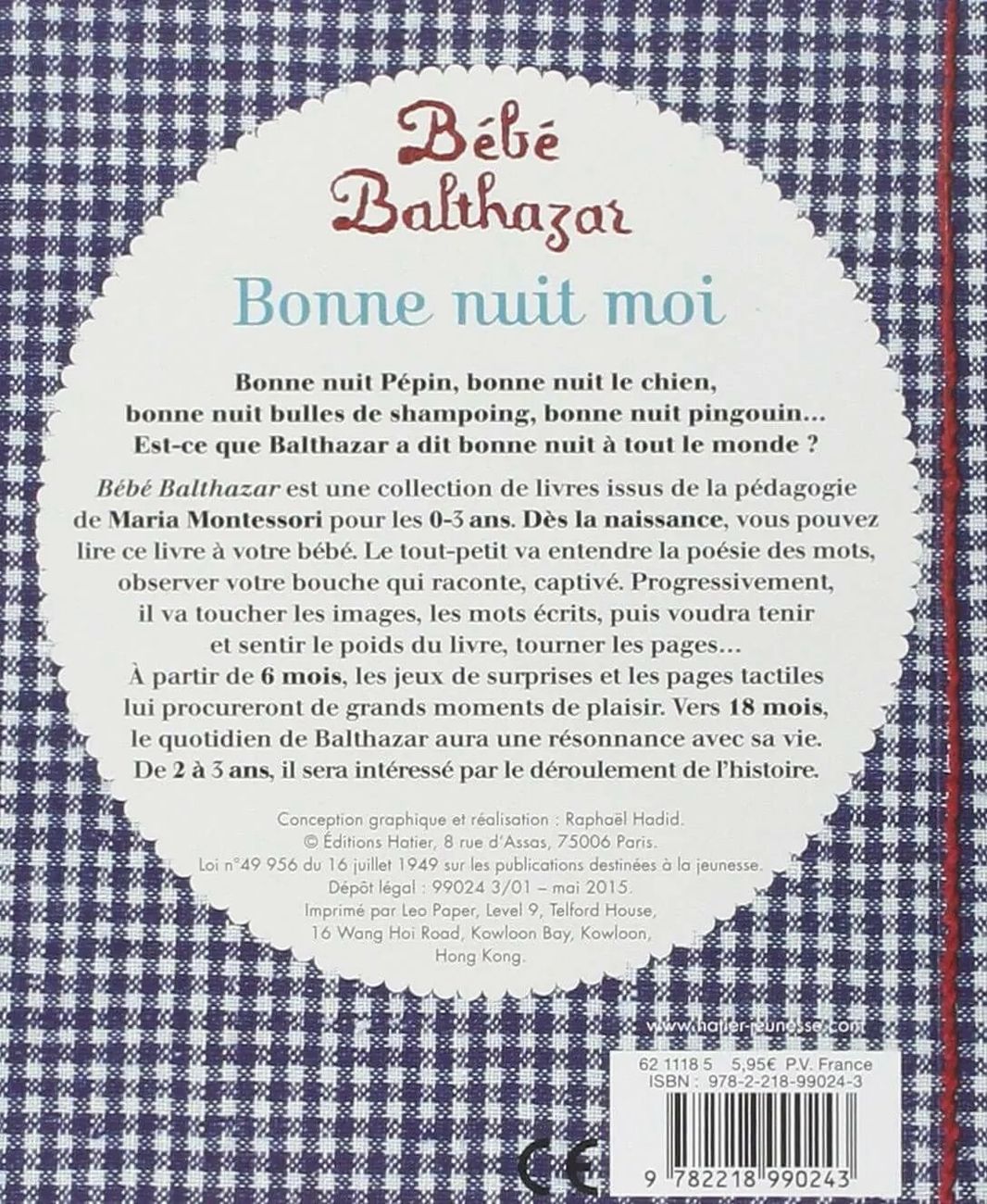Livre Bébé Balthazar - Bonne nuit moi (Petit Picotin) - Image 6