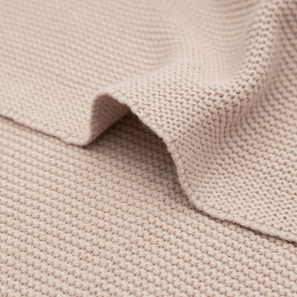 Couverture en tricot Basic Knit Wild Rose (75 x 100 cm) (Jollein) - Image 8