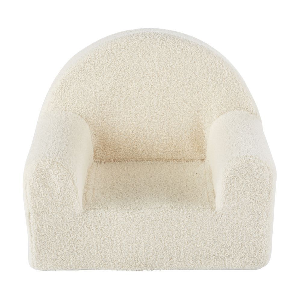 Fauteuil enfant à bouclettes blanches (Maisons du Monde) - Image 2