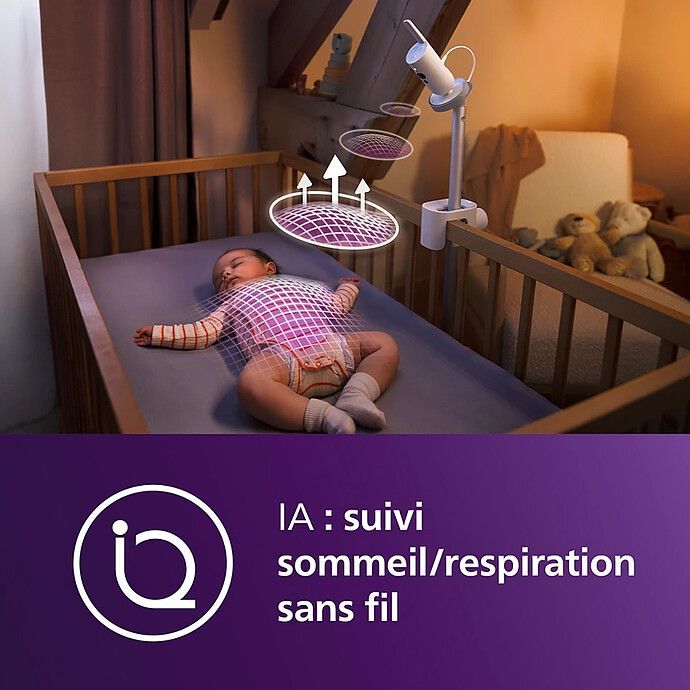 Ecoute-bébé Connecté Intelligent Premium SCD971/26 (Philips Avent) - Image 3