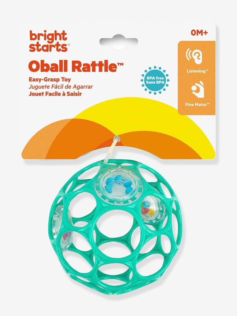 Hochet balle sensorielle vert (Oball) - Image 2