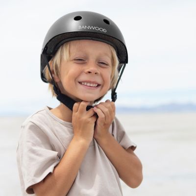 Casque noir (3-7 ans, 50-54 cm) (Banwood) - Image 2