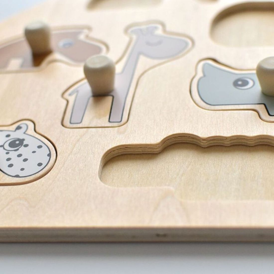 Puzzle à encastrer en bois Deer Friends (7 pièces) (Done by deer) - Image 6