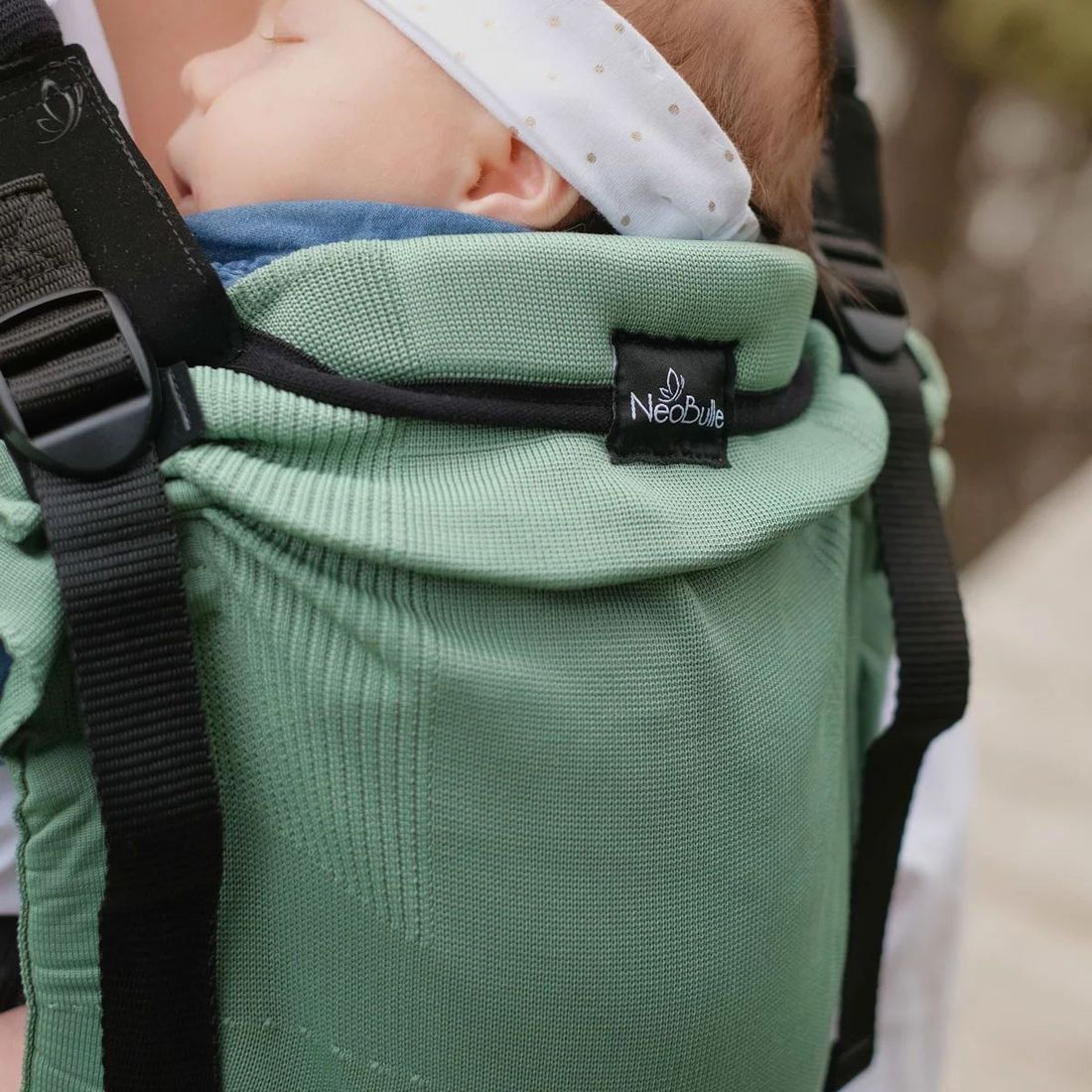 My Néo, Porte bébé physiologique, Vert (Neobulle) - Image 8