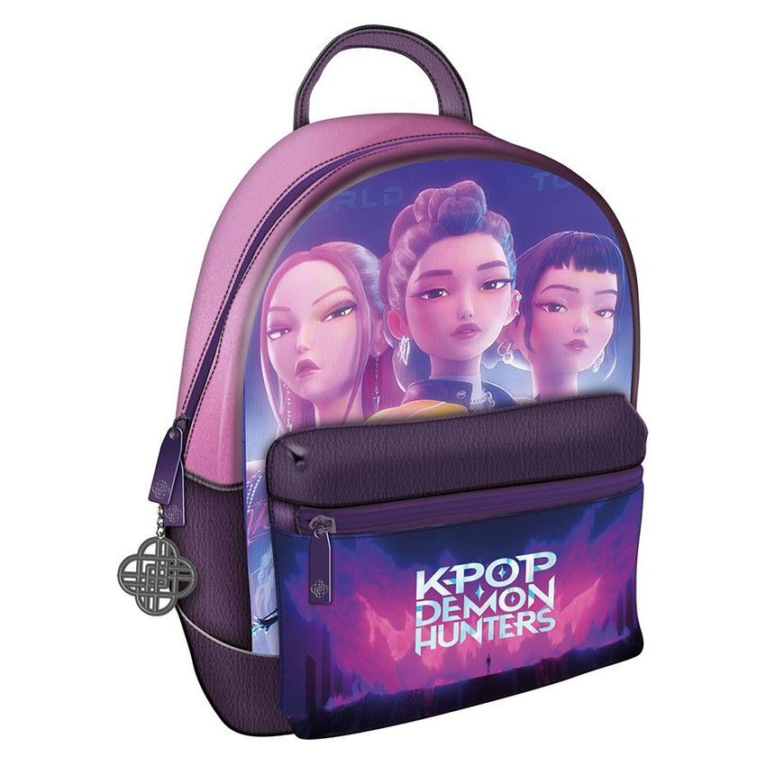 Sac à dos KPop Demon Hunters Huntrix - Rose (KIDS LICENSING) - Couverture