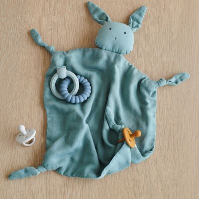 Doudou plat Agnete Rabbit peppermint (Liewood) - Image 2