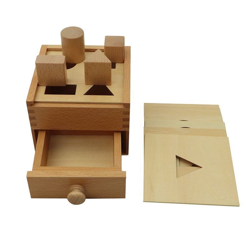 Mamontessoribox-boîte permanen. 4 formes (Mamontessoribox) - Image 1