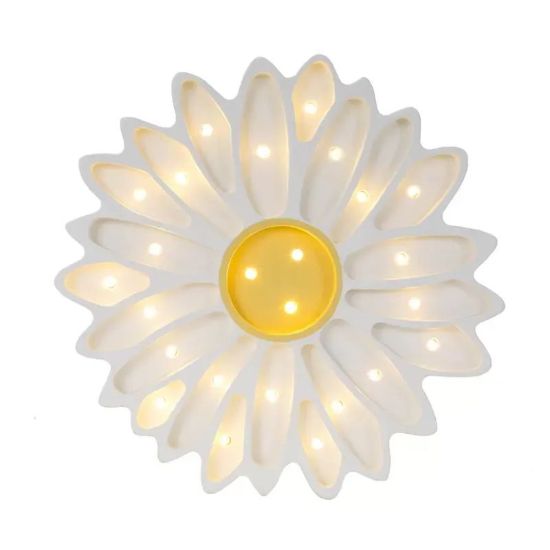 Lampe veilleuse marguerite blanche (Little Lights) - Image 1
