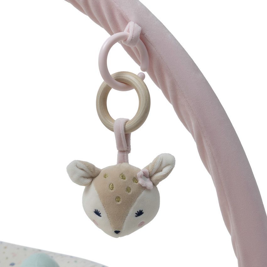 Tapis d'éveil en velours Little Deer - Ecru (Prémaman) - Image 3