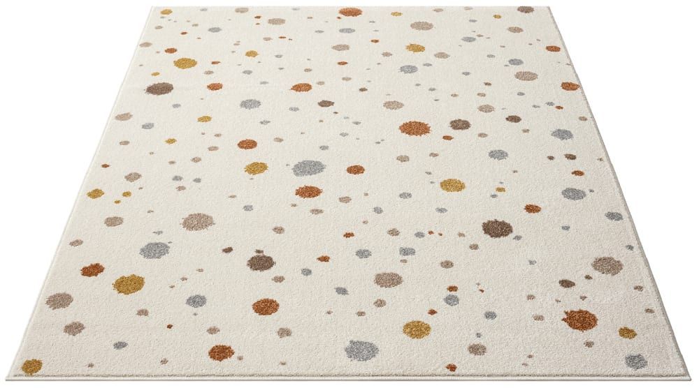 Tapis enfant moderne bébé fille garçon, crème, 120 x 170 cm (The carpet) - Image 2