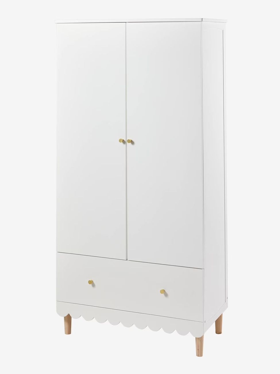 Armoire 2 portes LIGNE FESTON blanc (Vertbaudet) - Image 2